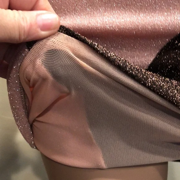 NWT Naked Wardrobe two tone dress. Size M - Picture 8 of 9